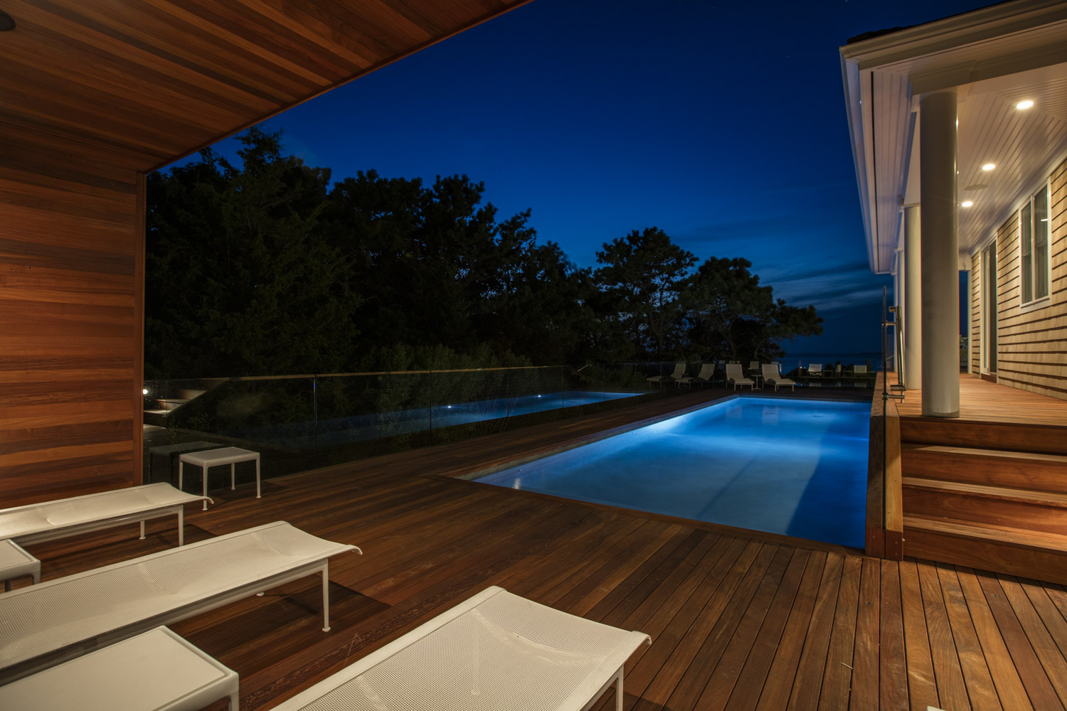 Photo of construction by Ronald Webb Builder.